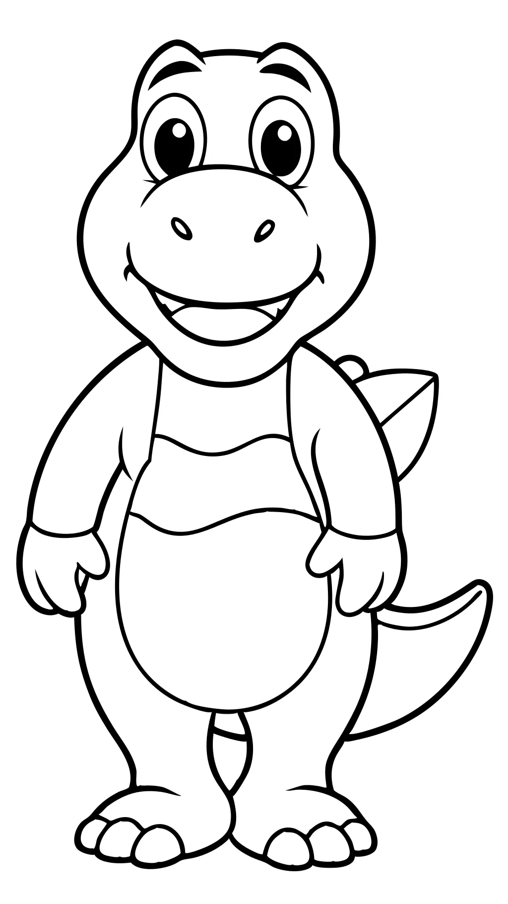 barney coloring pages